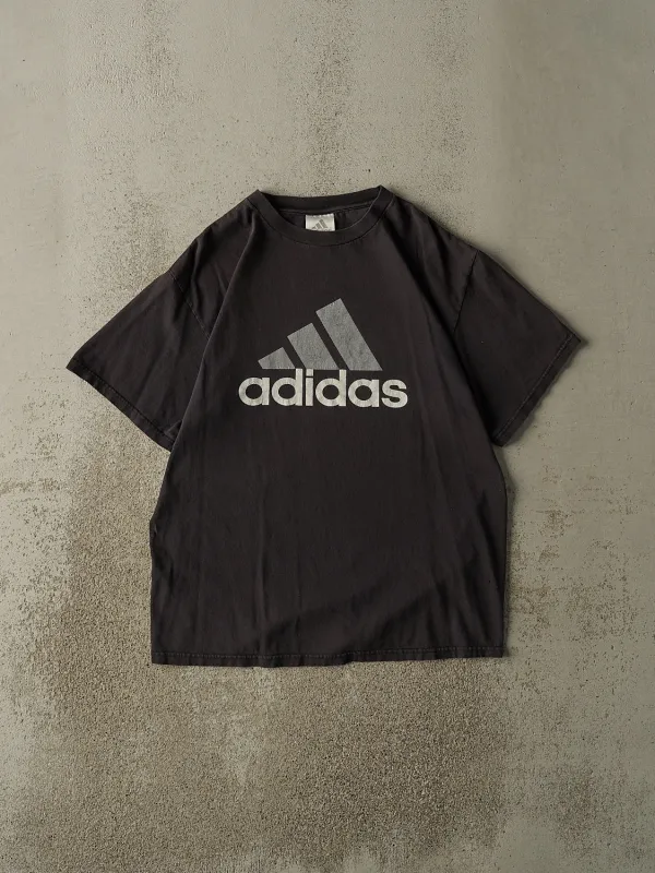 Vintage 90s Faded Black Adidas Logo Tee (M/L) sold by Rebalance Vintage