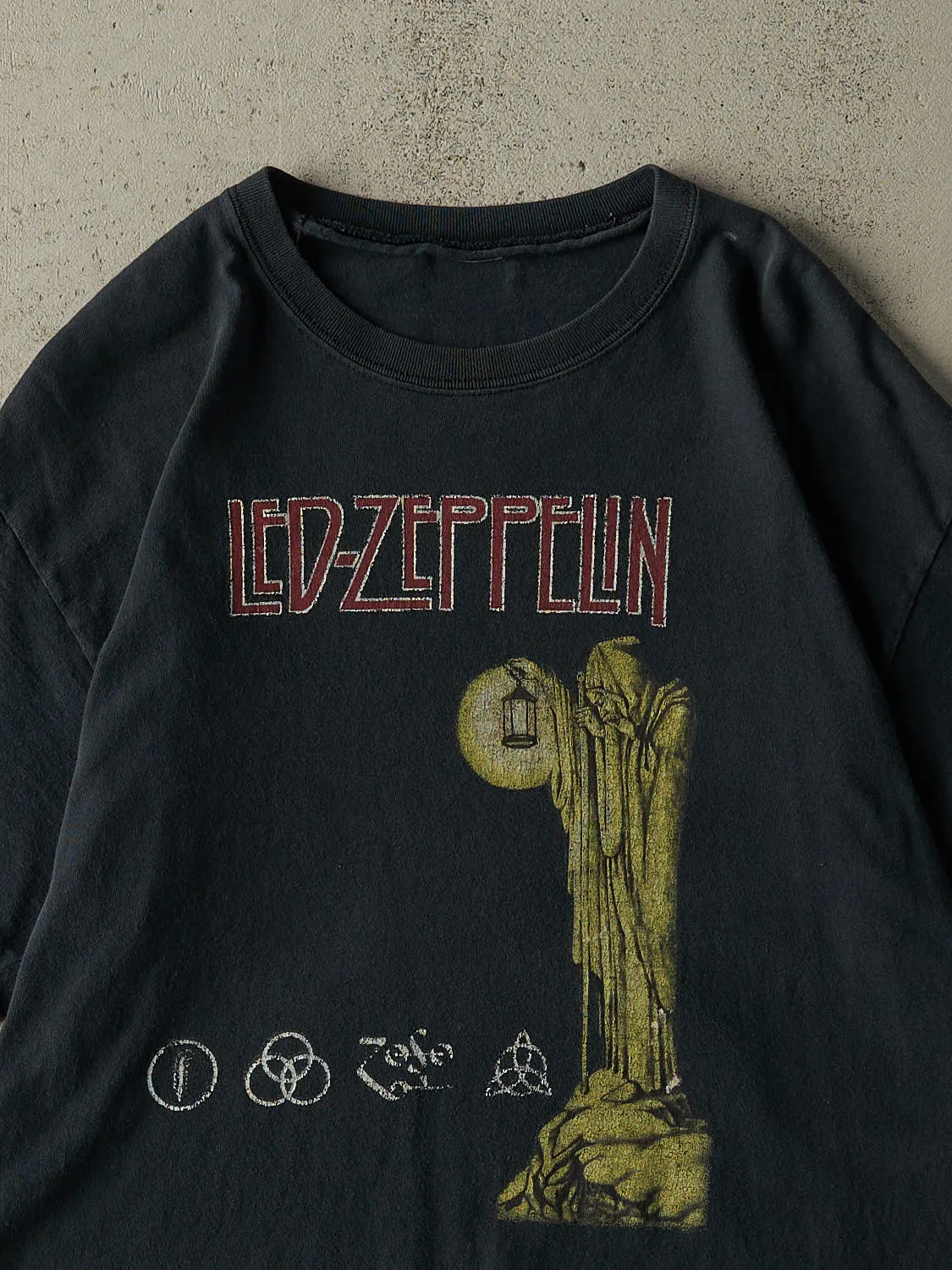 Vintage Y2K Faded Black Led Zeppelin Tee (M/L) sold by Rebalance Vintage product image thumbnail 2
