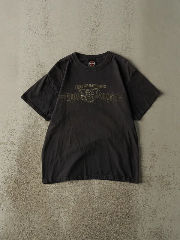 Vintage 05' Faded Black Harley Davidson Perrysburg OH Tee (M) sold by Rebalance Vintage