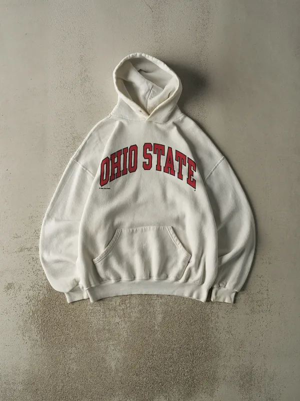 Vintage 02' White Russell Athletic Ohio State Hoodie (L/XL) sold by Rebalance Vintage