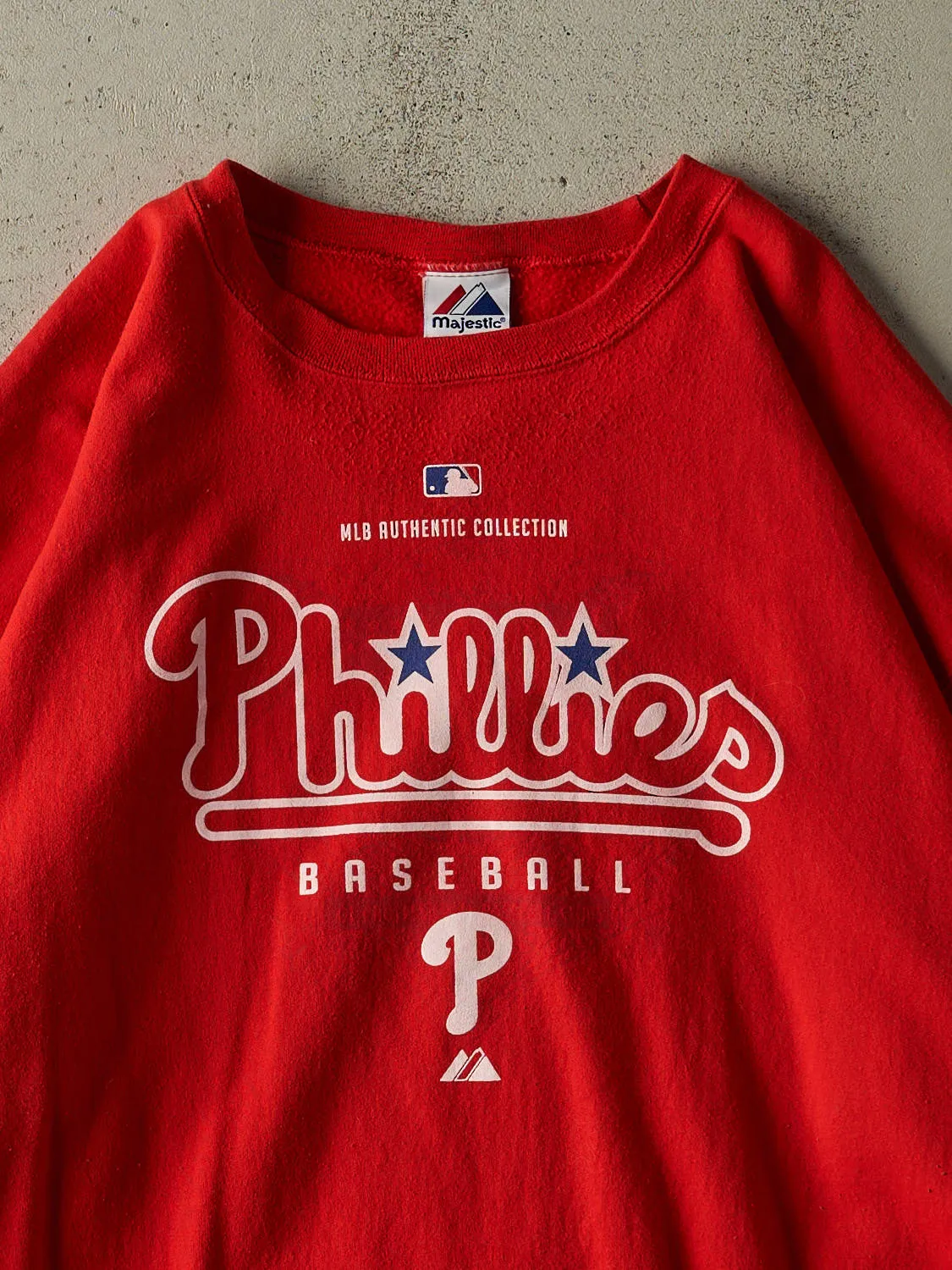 Vintage Y2K Red Philadelphia Phillies Crewneck (XXL) sold by Rebalance Vintage product image thumbnail 2