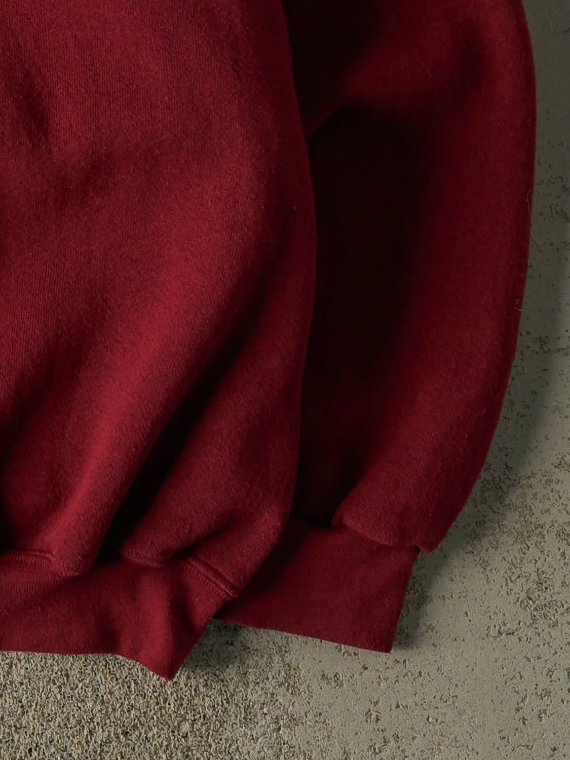 Vintage 90s Burgundy Blank Crewneck (L/XL) sold by Rebalance Vintage product image thumbnail 4