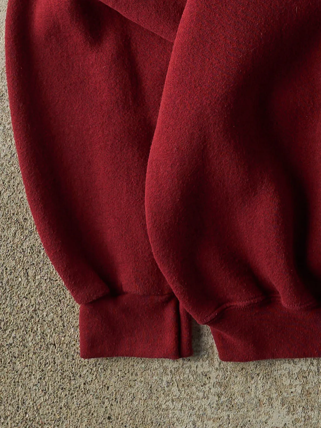 Vintage 90s Burgundy Blank Crewneck (L/XL) sold by Rebalance Vintage product image thumbnail 3