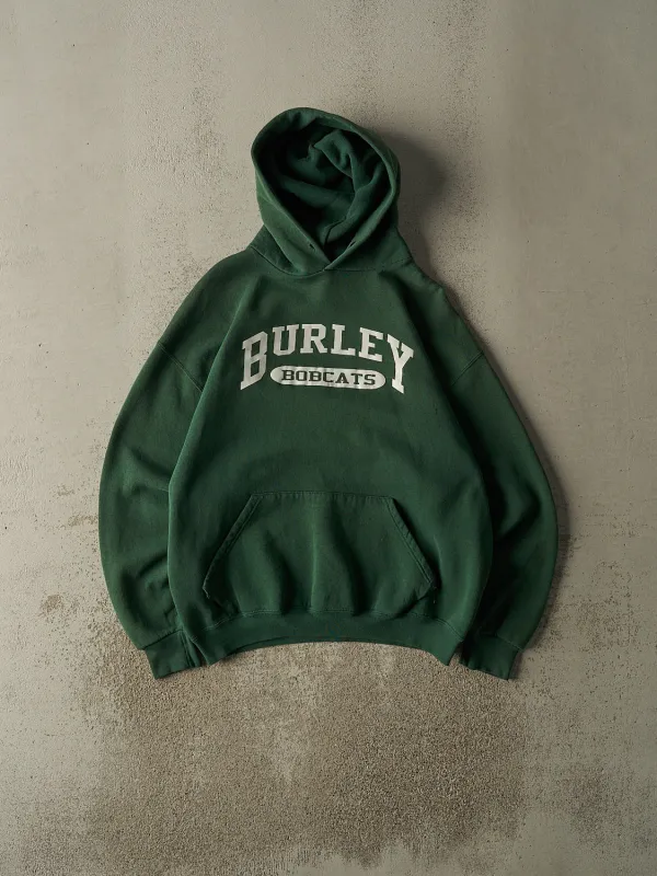 Vintage 90s Green Russell Athletic Burley Bobcats Hoodie (L/XL) sold by Rebalance Vintage