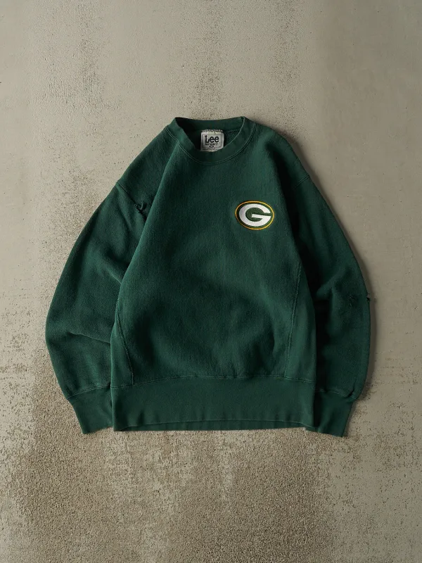 Vintage 90s Green Green Bay Packers Embroidered Crewneck (S/M) sold by Rebalance Vintage