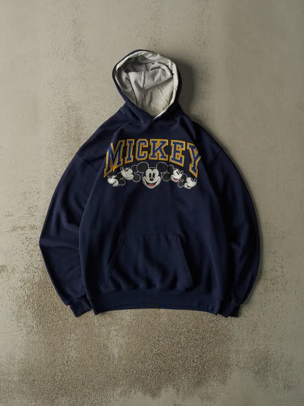 Vintage 90s Navy Blue Mickey Mouse Hoodie (M) sold by Rebalance Vintage