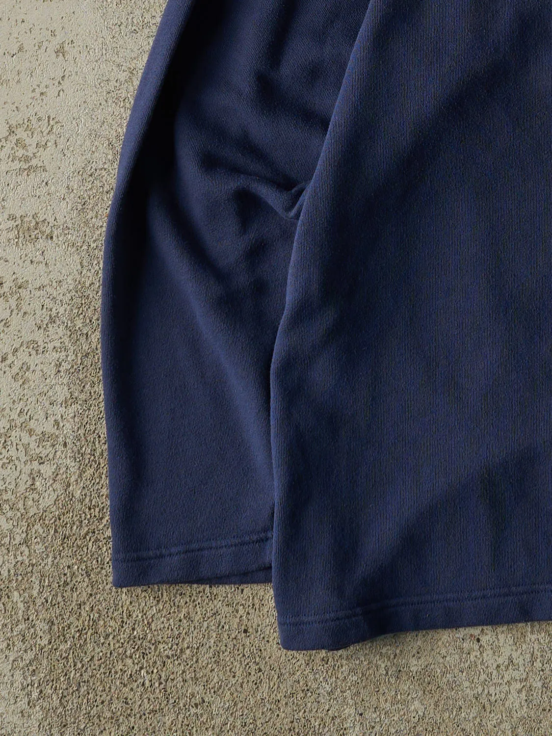 Vintage 90s Navy Blue Notre Dame Fighting Irish Embroidered Crewneck (XL) sold by Rebalance Vintage product image thumbnail 3