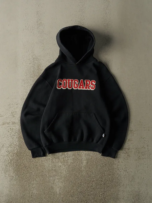 Vintage Y2K Black Russell Athletic Cougars Volleyball Hoodie (XS/S) sold by Rebalance Vintage