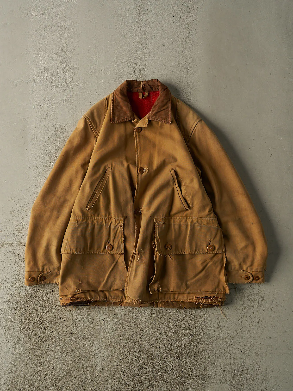 Vintage 70s Beige Chore Jacket (L/XL) sold by Rebalance Vintage