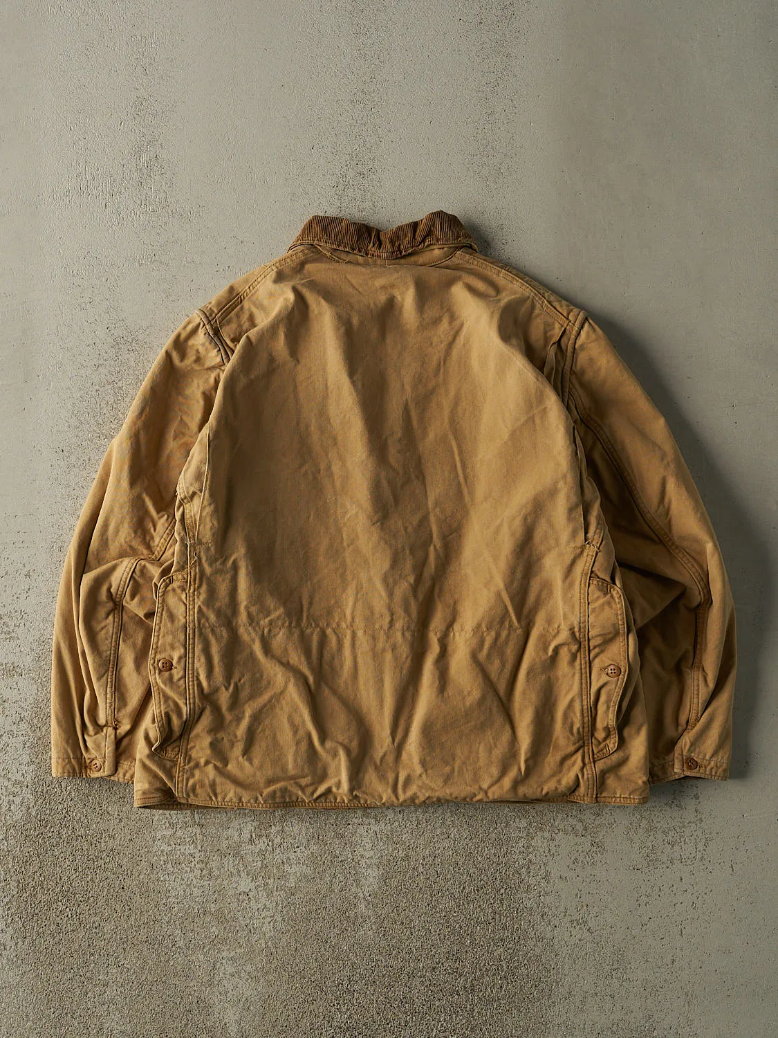 Vintage 80s Beige Chore Jacket (L) sold by Rebalance Vintage product image thumbnail 2