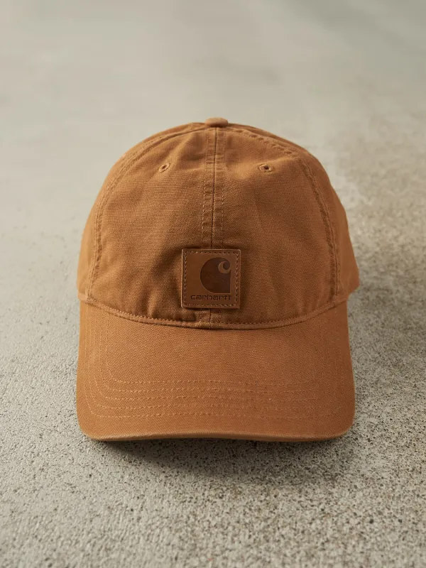 Vintage Y2K Camel Carhartt Embroidered Velcro Hat (O/S) sold by Rebalance Vintage