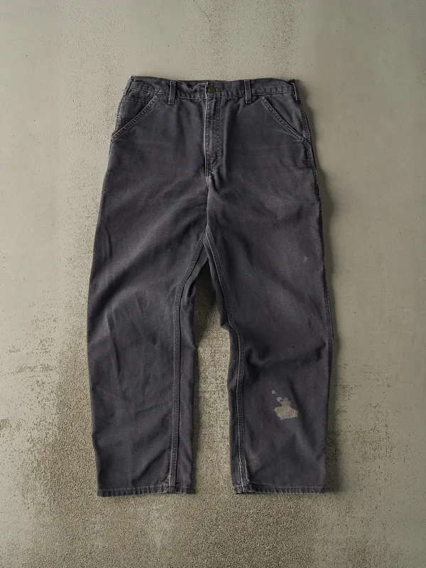 Vintage 90s Sun Faded Navy Carhartt Carpenter Work Pants (33.5x31) sold by Rebalance Vintage