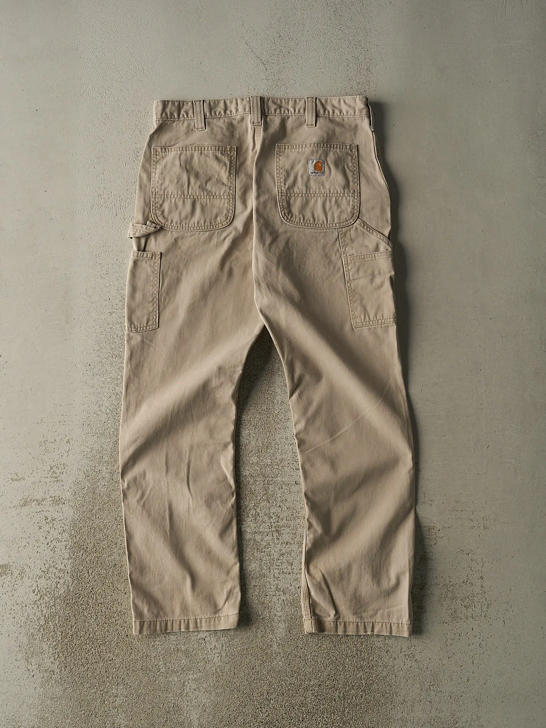 Vintage Y2K Beige Carhartt Carpenter Work Pants (34x31.5) sold by Rebalance Vintage product image thumbnail 2