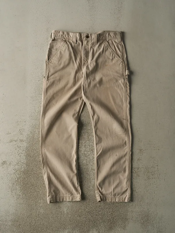 Vintage Y2K Beige Carhartt Carpenter Work Pants (34x31.5) sold by Rebalance Vintage