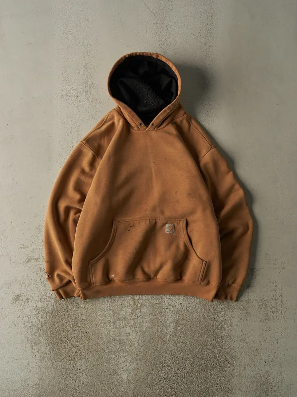 Vintage 90s Camel Carhartt Heavyweight Lined Hoodie (L/XL) sold by Rebalance Vintage
