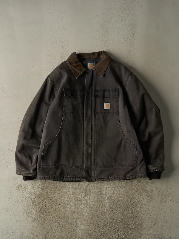 Vintage 90s Charcoal Grey Carhartt Arctic Jacket (XL/XXL) sold by Rebalance Vintage