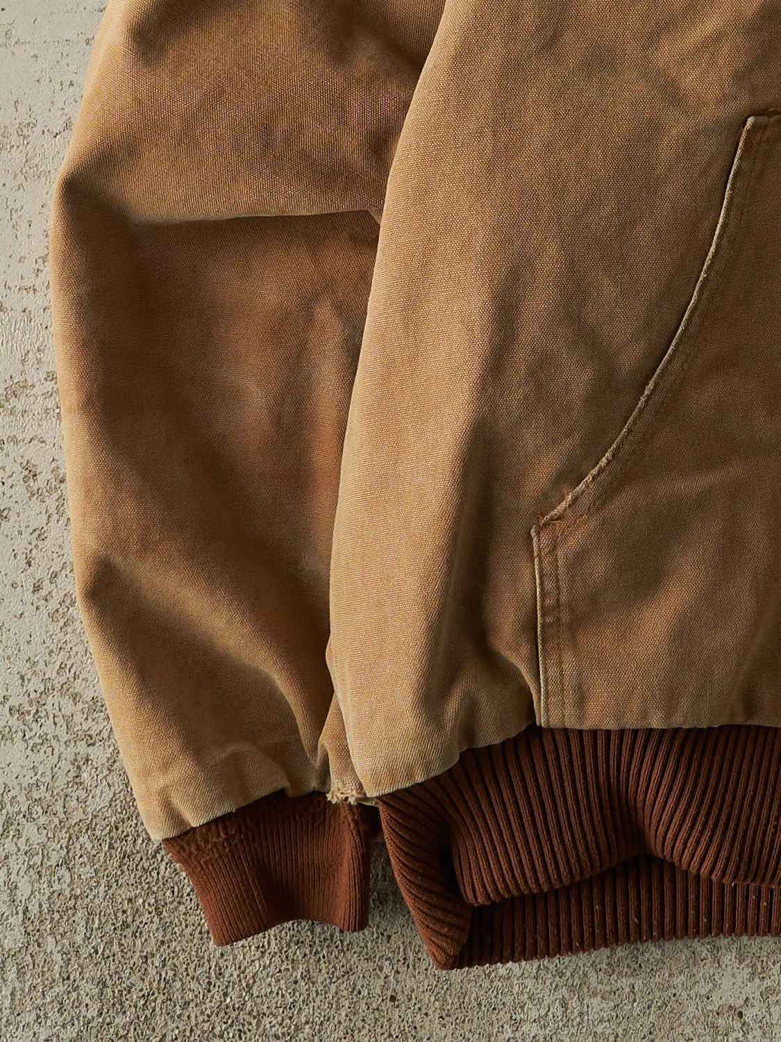 Vintage 90s Beige Carhartt Hooded Active Jacket (XL/XXL) sold by Rebalance Vintage product image thumbnail 3