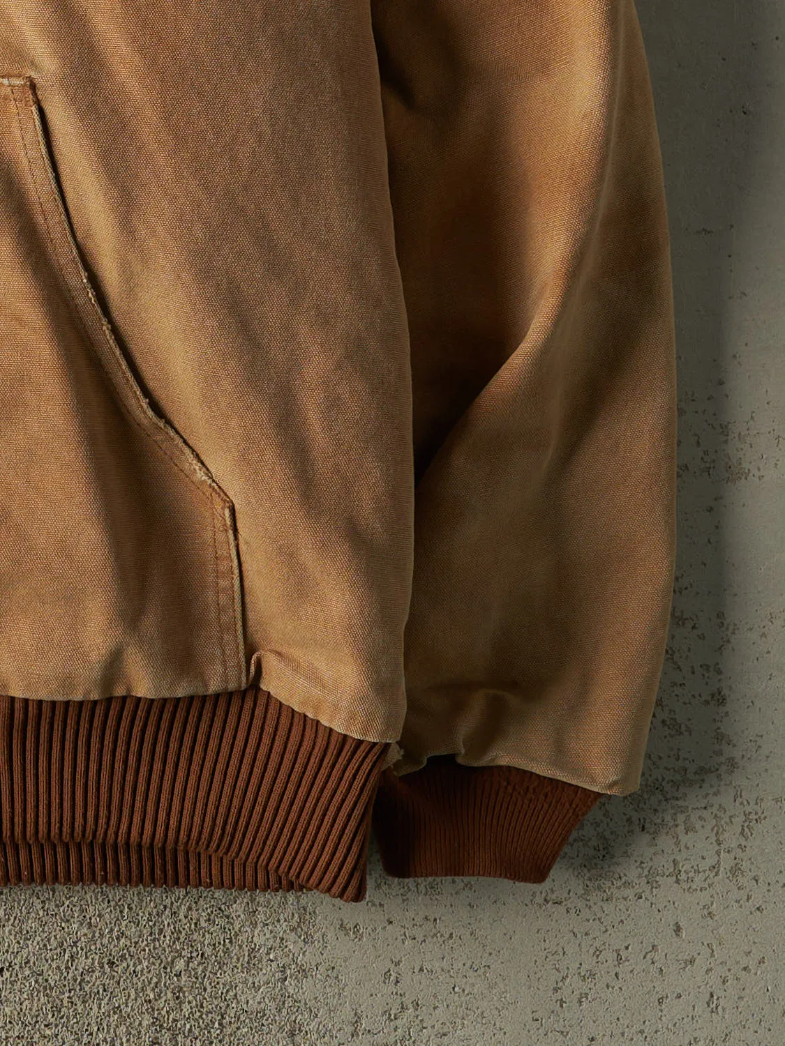 Vintage 90s Beige Carhartt Hooded Active Jacket (XL/XXL) sold by Rebalance Vintage product image thumbnail 4