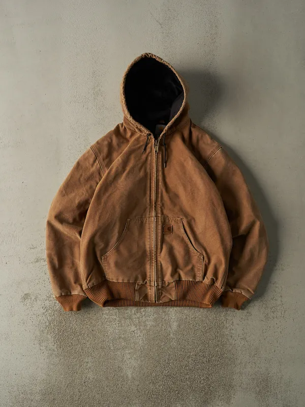 Vintage Y2K Camel Carhartt Hooded Active Jacket (M/L) sold by Rebalance Vintage