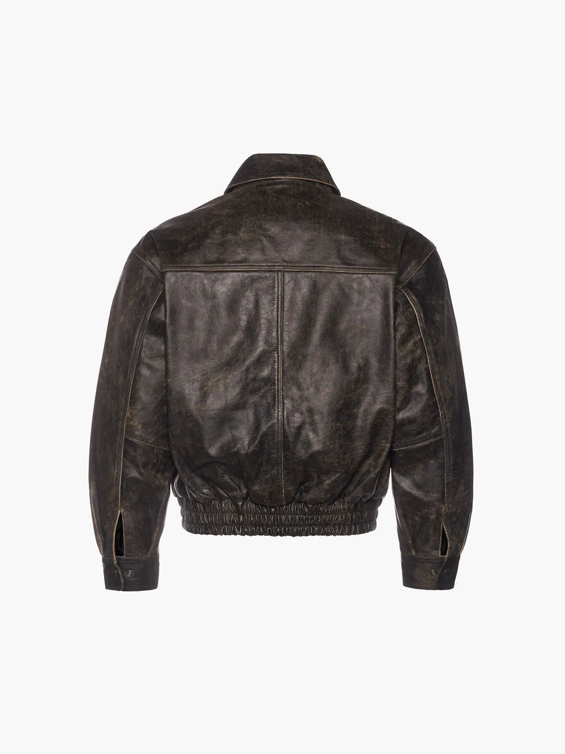 The Aviator Jacket - Jet Black sold by Rebalance Vintage product image thumbnail 2