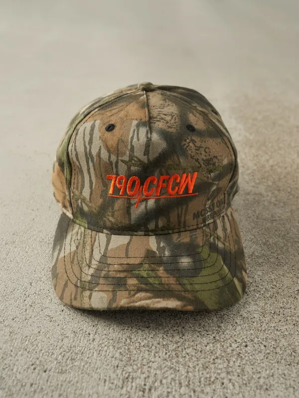 Vintage Y2K Camo Mossy Oak Embroidered Strapback (O/S) sold by Rebalance Vintage