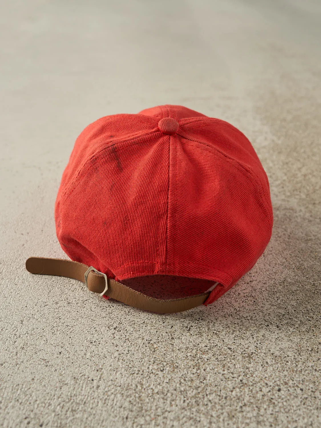 Vintage 90s Red Kelseys Embroidered Leather Strapback (O/S) sold by Rebalance Vintage product image thumbnail 4