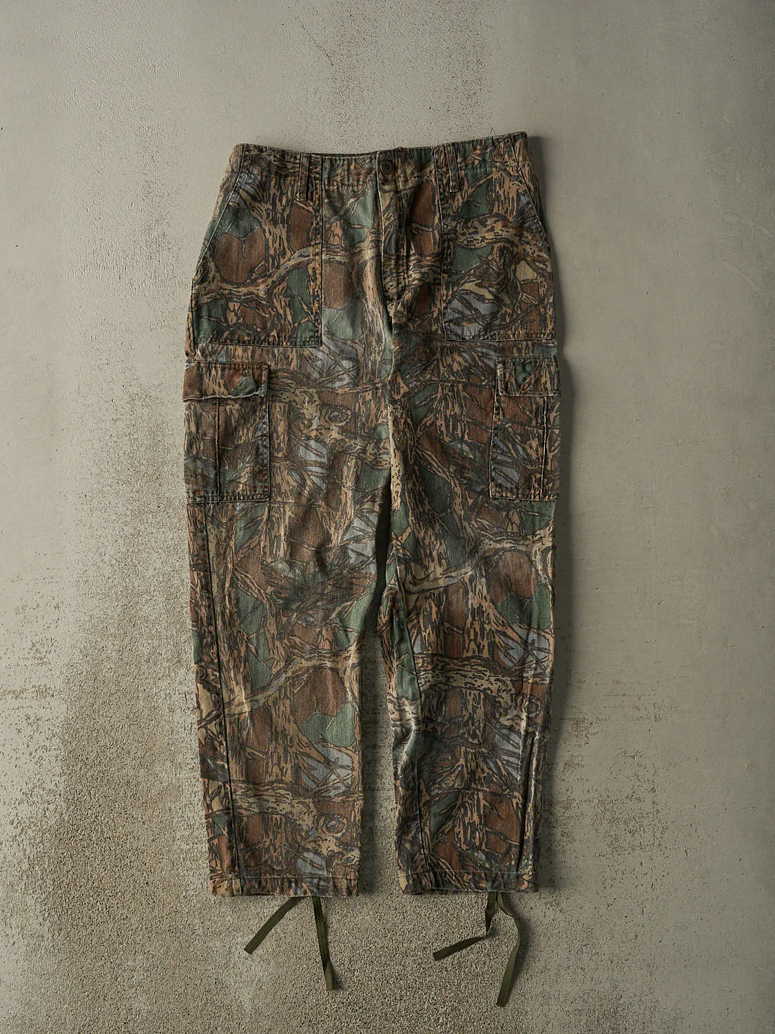 Vintage 90s Camo Cargo Pants (34x31) sold by Rebalance Vintage