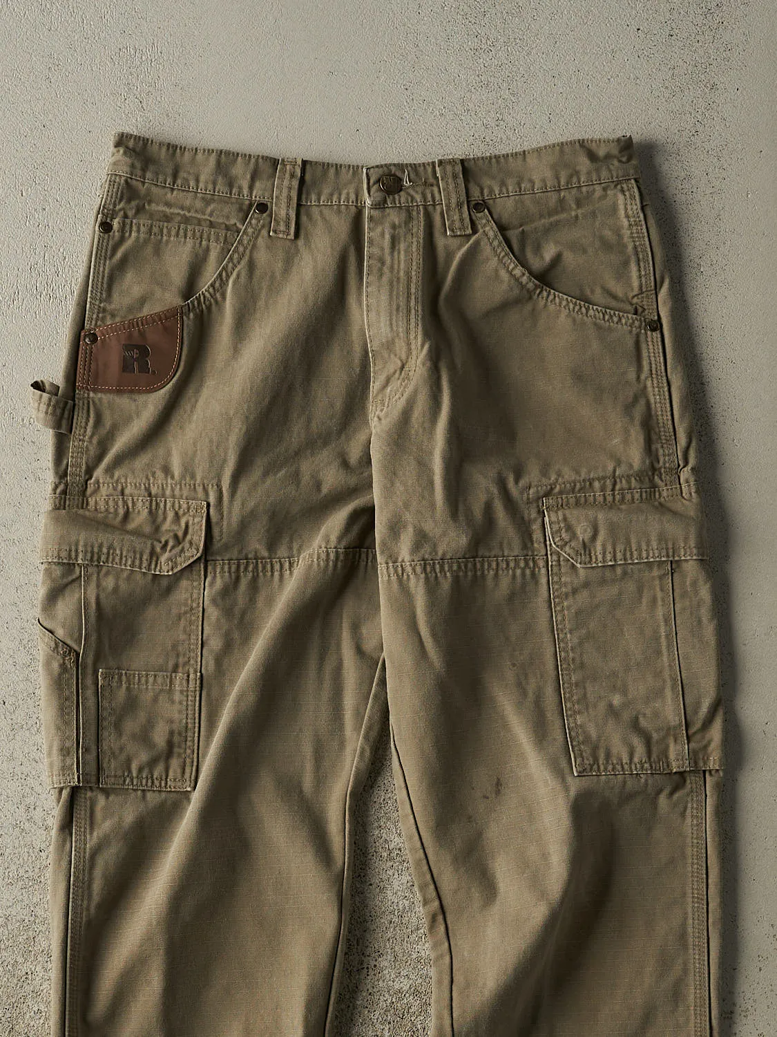 Vintage 90s Beige Wrangler Utility Cargo Pants (32x29.5) sold by Rebalance Vintage product image thumbnail 3