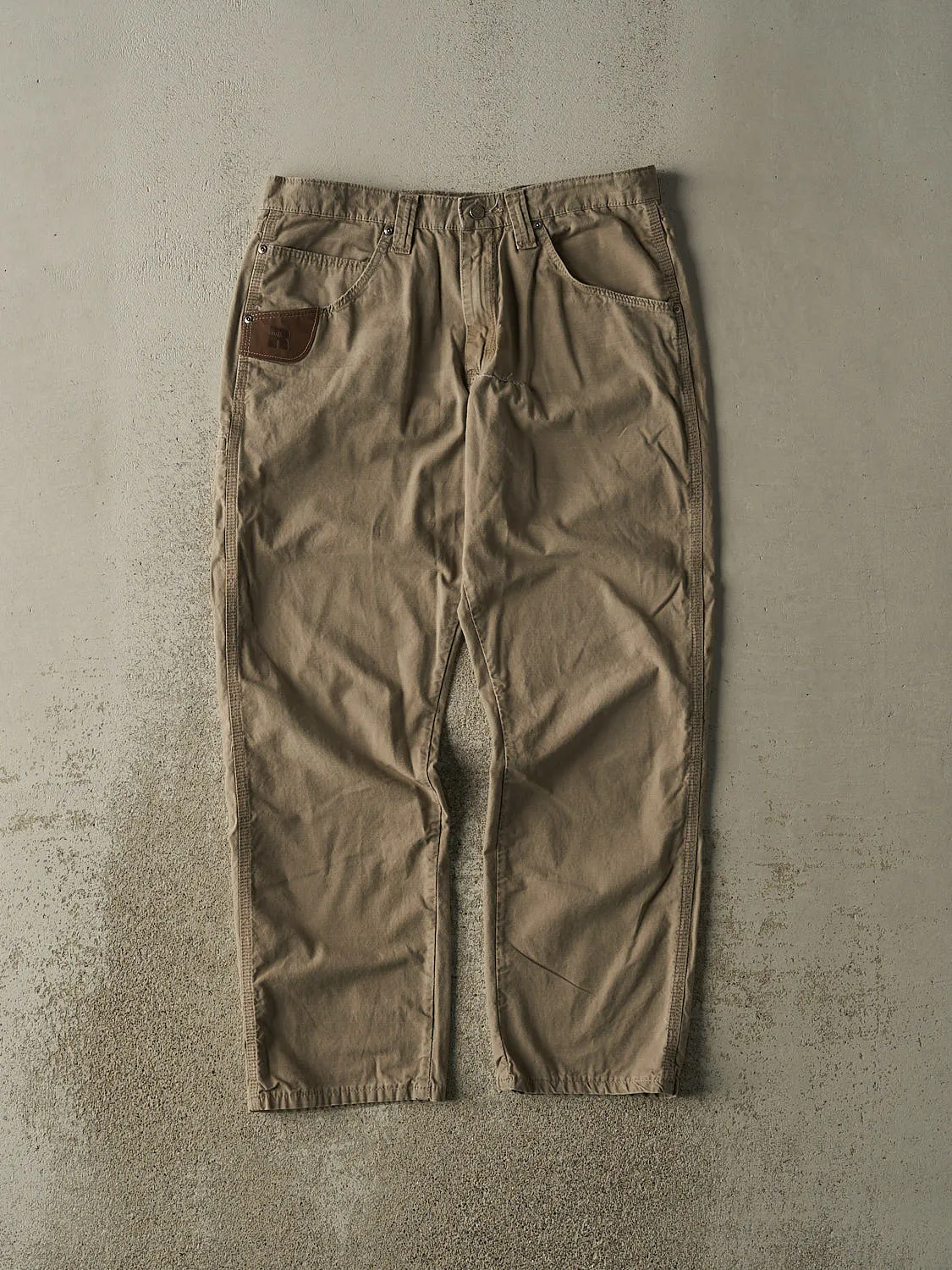 Vintage 90s Beige Wrangler Work Pants (33x29) sold by Rebalance Vintage