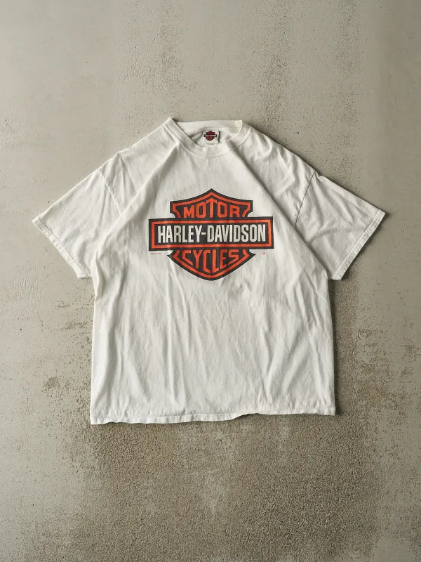 Vintage 11' White Harley Davidson West Bend WI Tee (L/XL) sold by Rebalance Vintage