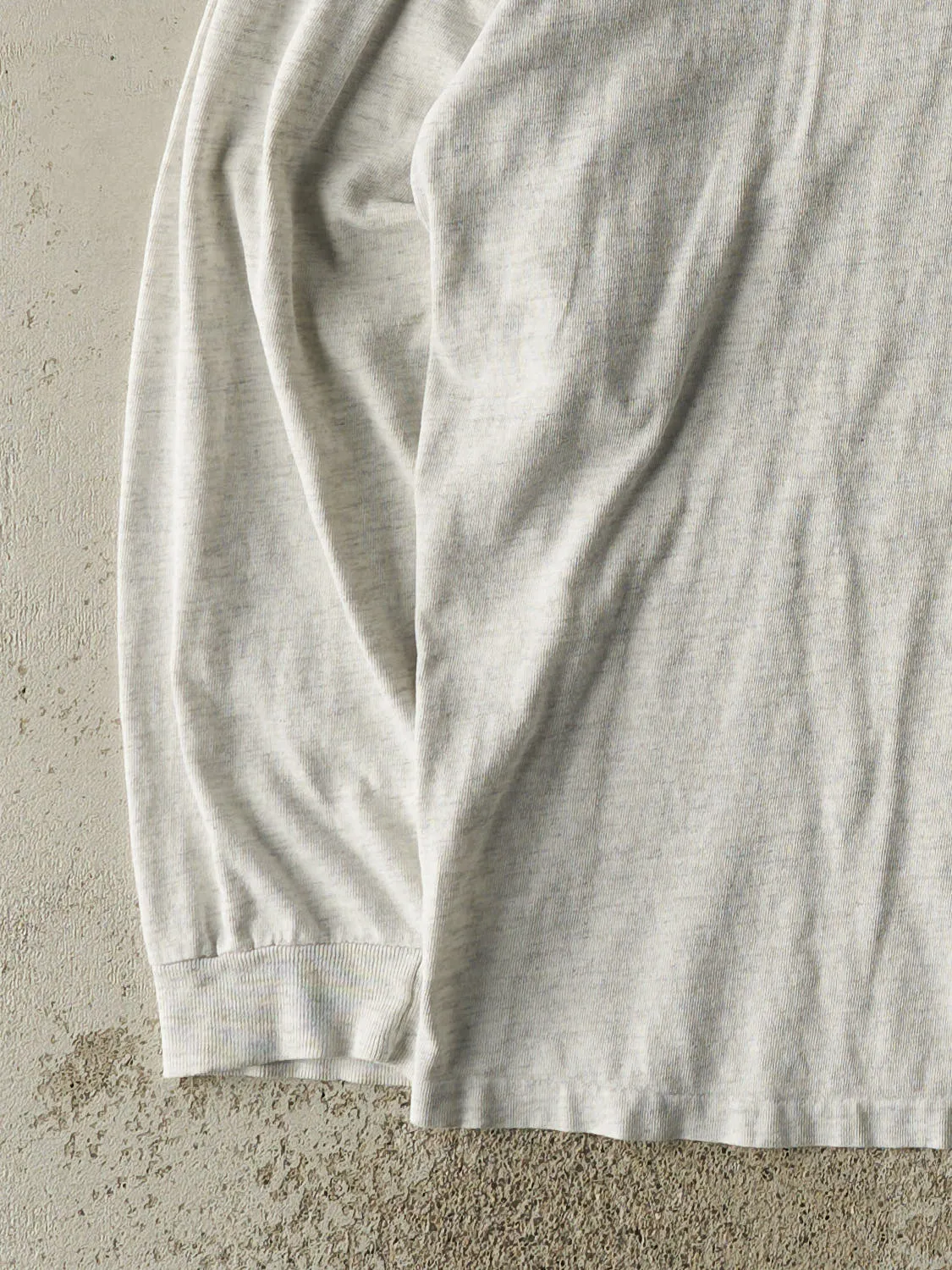 Vintage 90s Heather Grey Yale University Long Sleeve (LXL) sold by Rebalance Vintage product image thumbnail 3