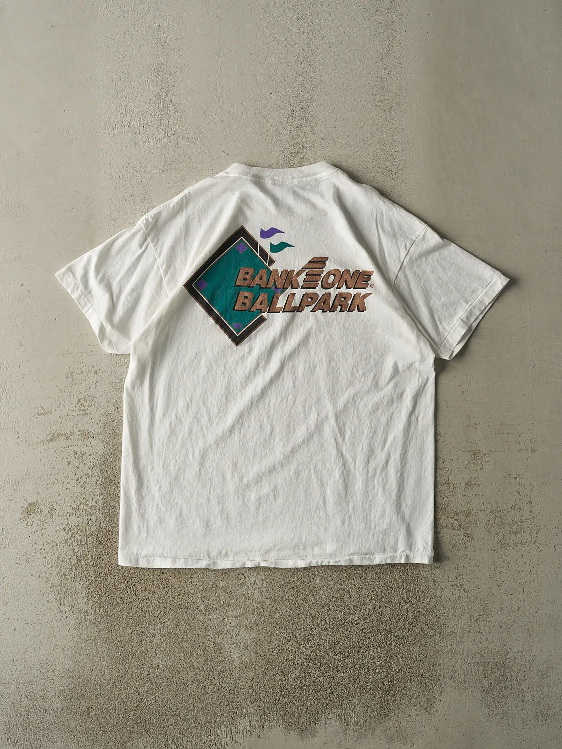 Vintage 90s White Diamond Backs Tee (XL) sold by Rebalance Vintage product image thumbnail 2