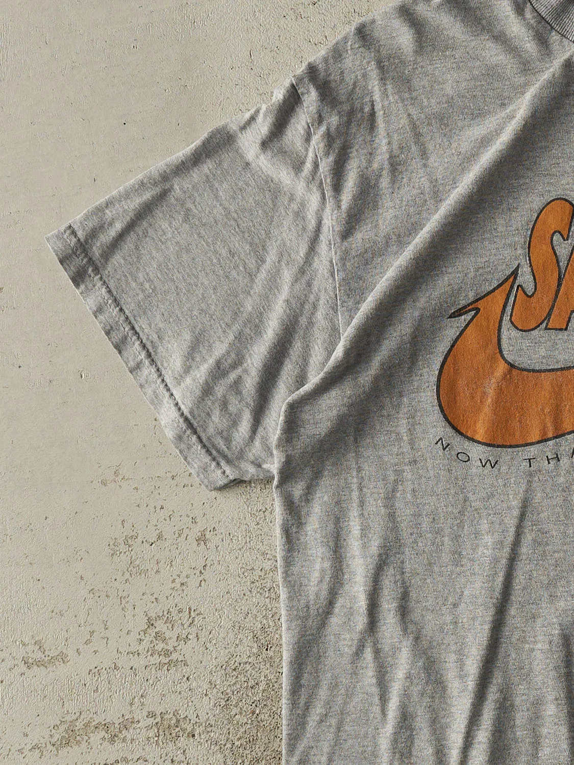 Vintage 90s Grey Fishing Salmon Slogan Tee (M/L) sold by Rebalance Vintage product image thumbnail 3