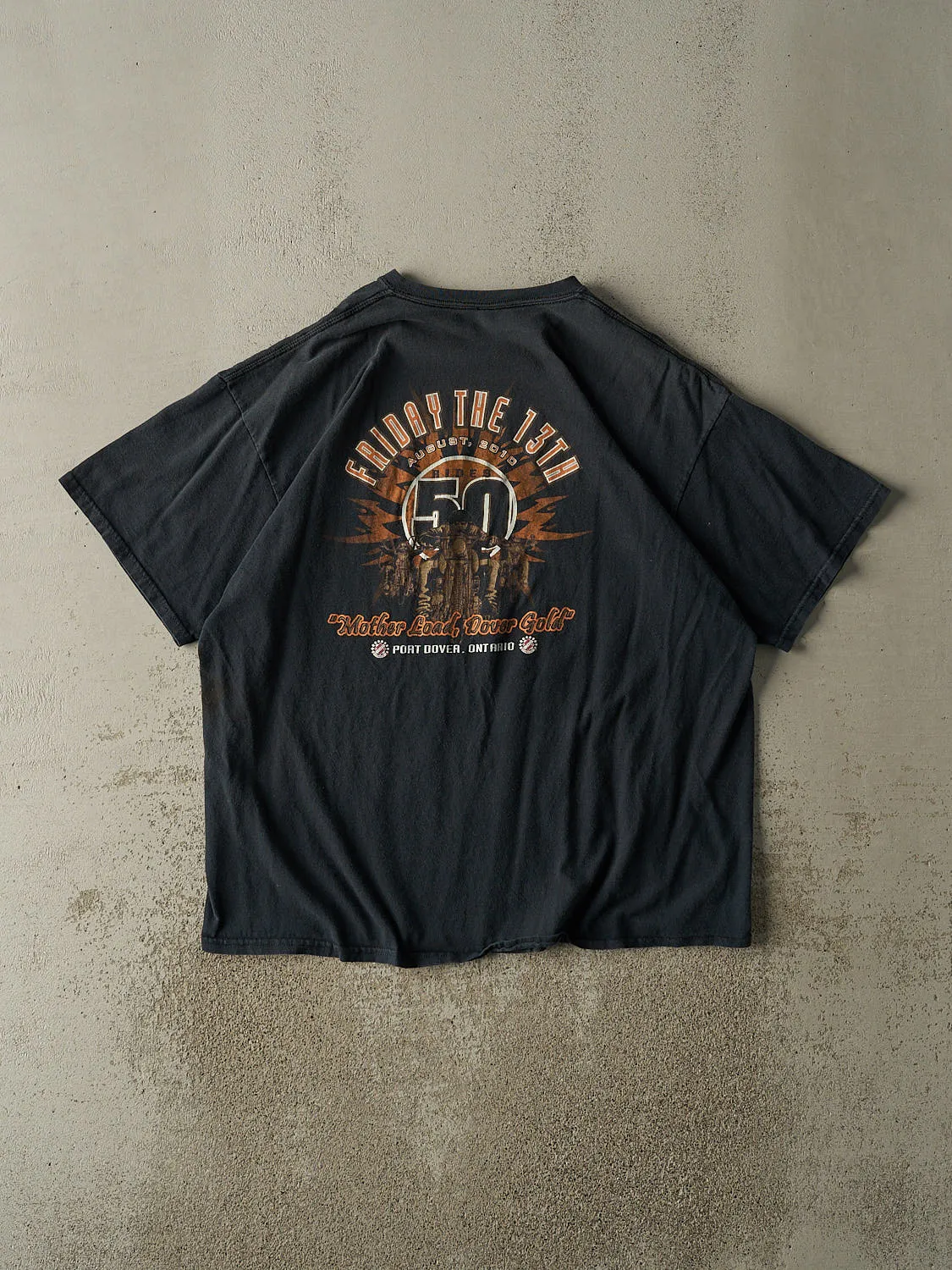 Vintage 10' Black Friday the 13th Bikers Night Tee (XL/XXL) sold by Rebalance Vintage product image thumbnail 2