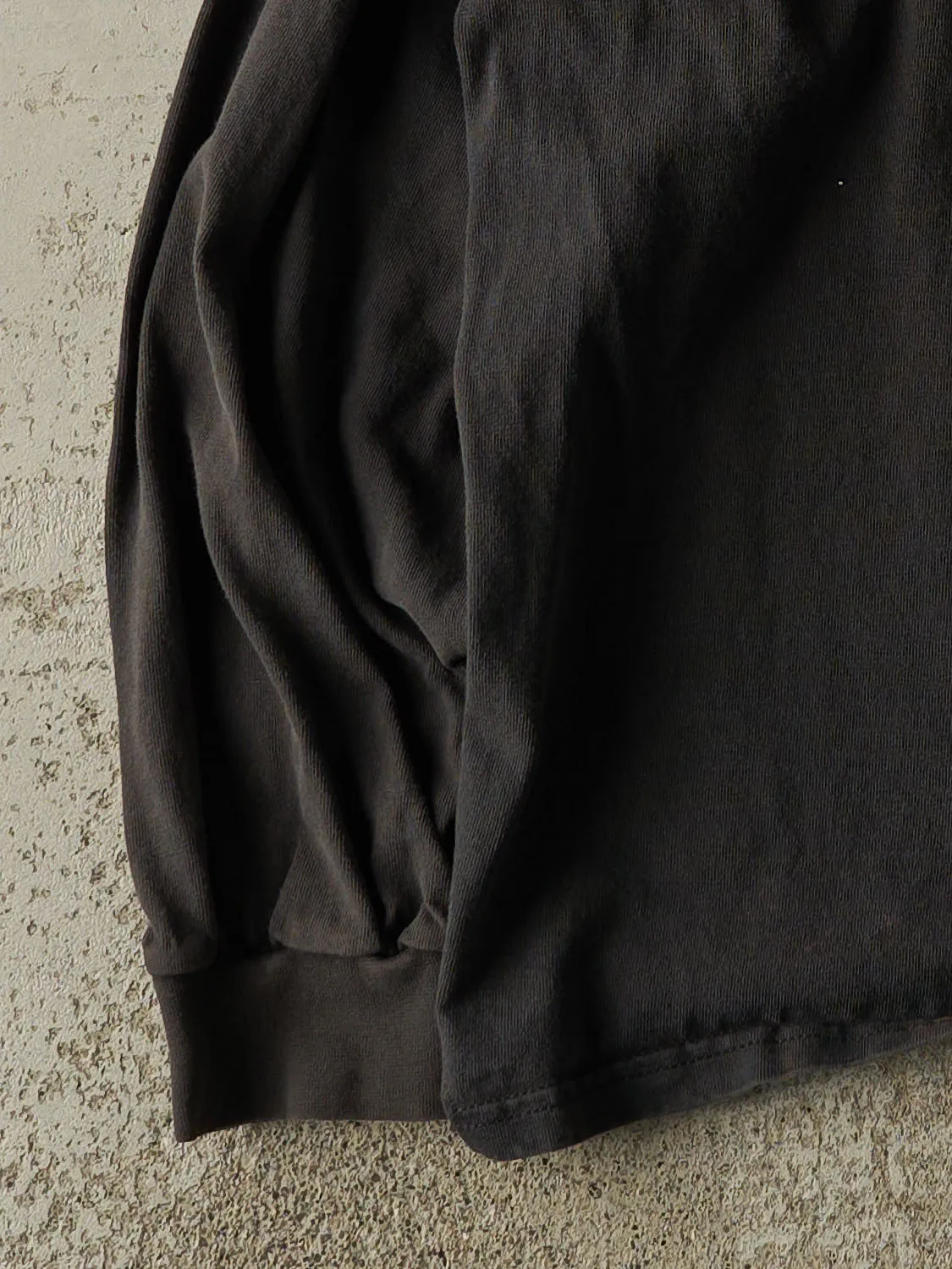 Vintage Y2K Faded Black Nike Embroidered Mock Neck Long Sleeve (L) sold by Rebalance Vintage product image thumbnail 3