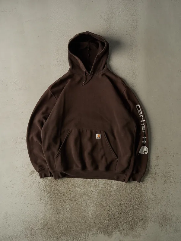 Vintage 90s Brown Carhartt Hoodie (XXL) sold by Rebalance Vintage