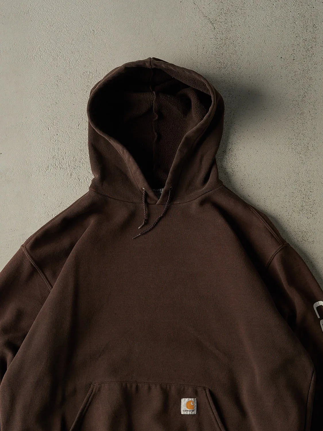 Vintage 90s Brown Carhartt Hoodie (XXL) sold by Rebalance Vintage product image thumbnail 2