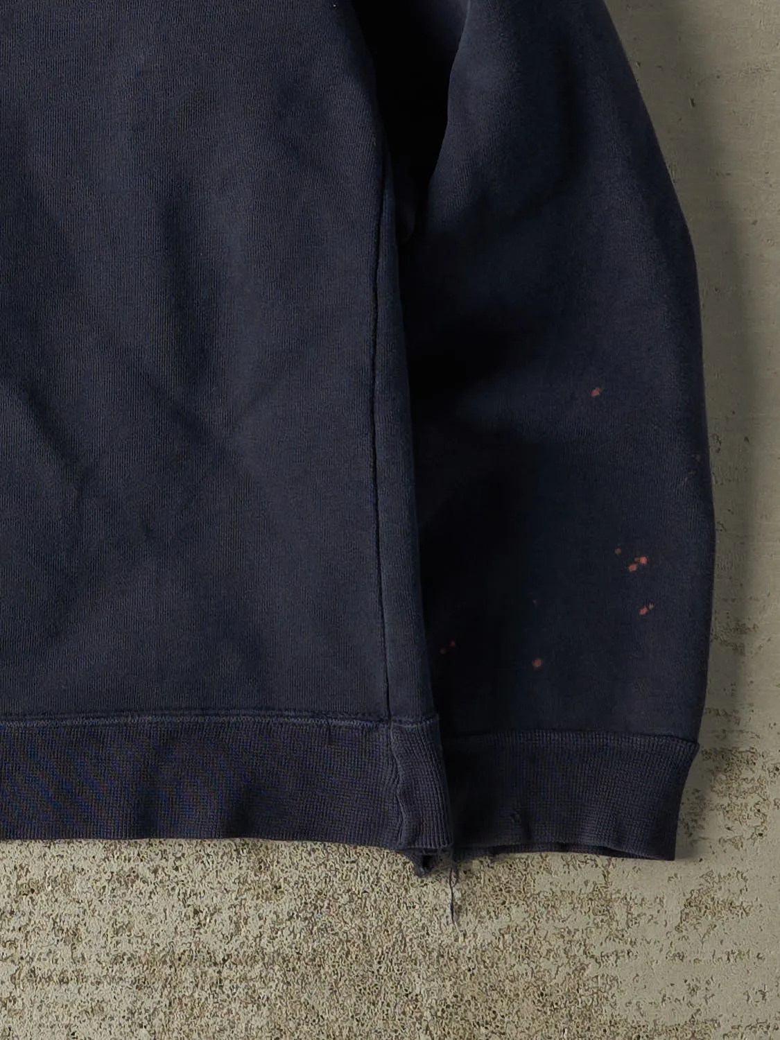 Vintage 90s Navy Blue University Of Michigan Embroidered Crewneck (M/L) sold by Rebalance Vintage product image thumbnail 4