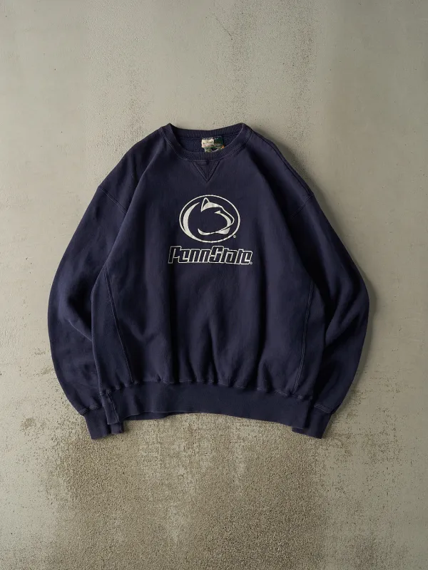 Vintage 90s Navy Blue Penn State University Crewneck (XXL) sold by Rebalance Vintage