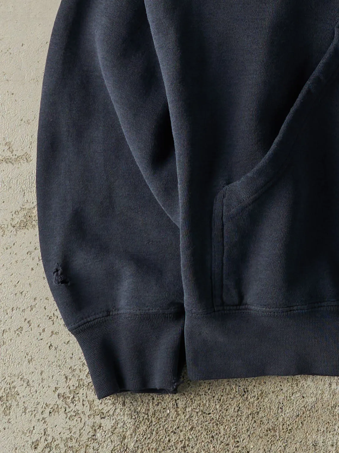Vintage Y2K Navy Blue University Of Michigan Embroidered Hoodie (M) sold by Rebalance Vintage product image thumbnail 3