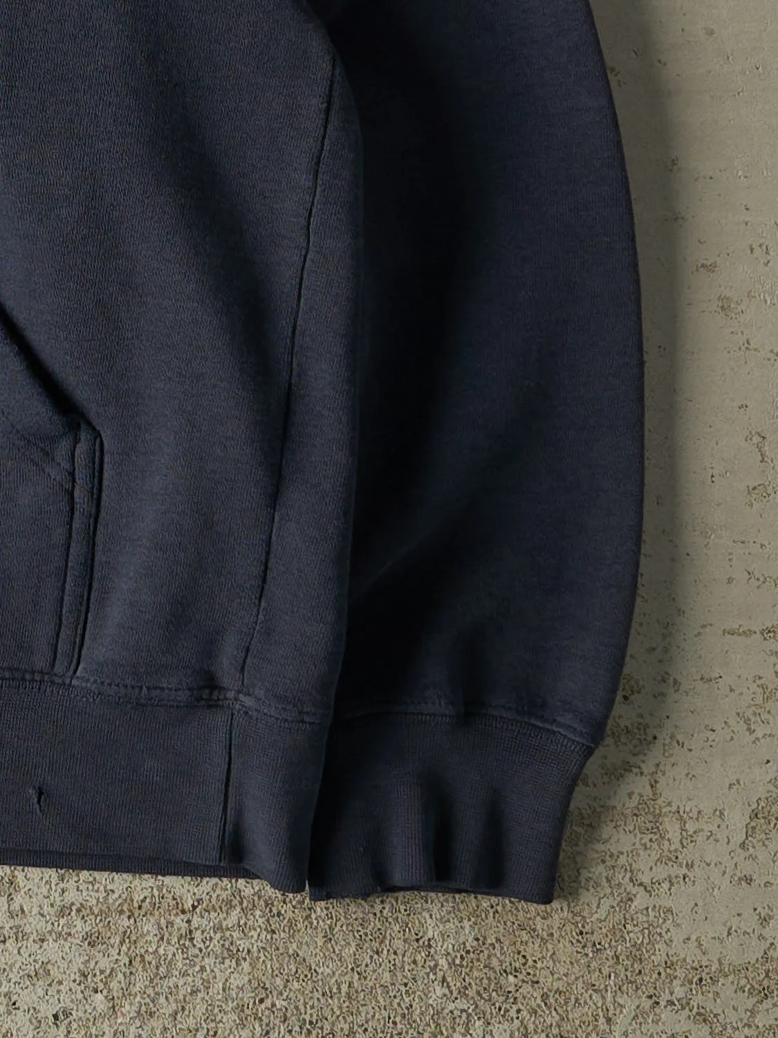 Vintage Y2K Navy Blue University Of Michigan Embroidered Hoodie (M) sold by Rebalance Vintage product image thumbnail 4