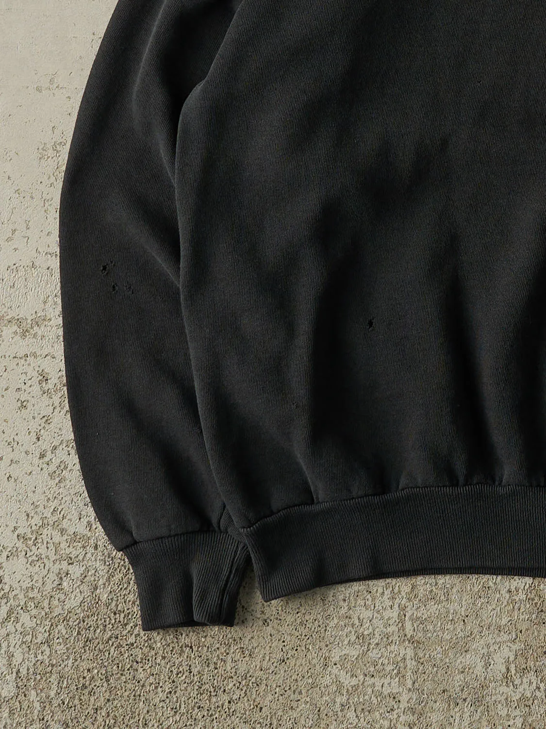 Vintage 90s Black Blank Crewneck (L/XL) sold by Rebalance Vintage product image thumbnail 3