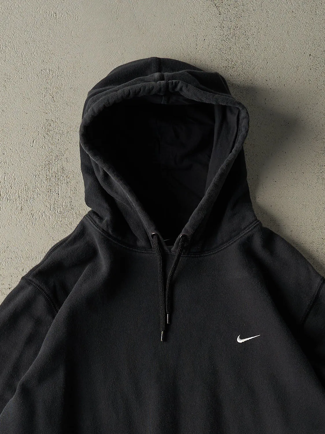Vintage 90s Black Nike Embroidered Hoodie (L/XL) sold by Rebalance Vintage product image thumbnail 2