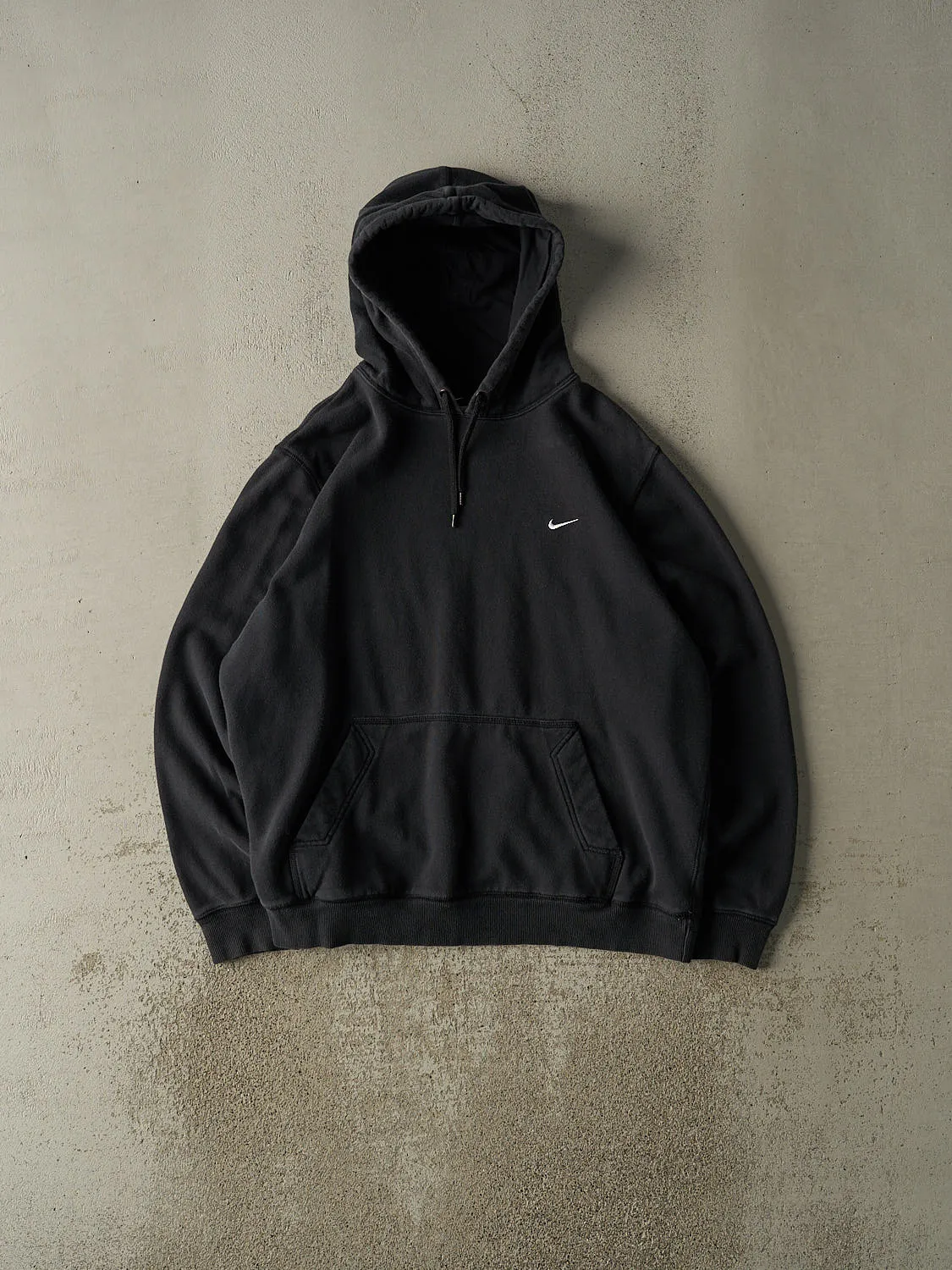 Vintage 90s Black Nike Embroidered Hoodie (L/XL) sold by Rebalance Vintage