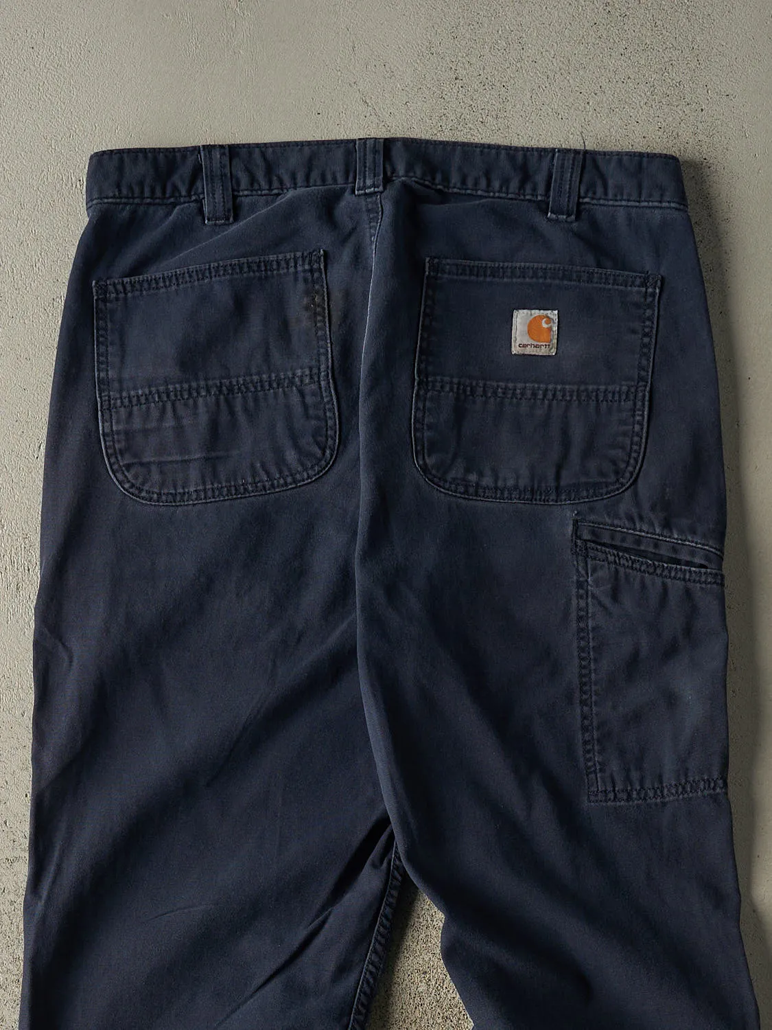 Vintage Y2K Navy Blue Carhartt Work Pants (34x35) sold by Rebalance Vintage product image thumbnail 4
