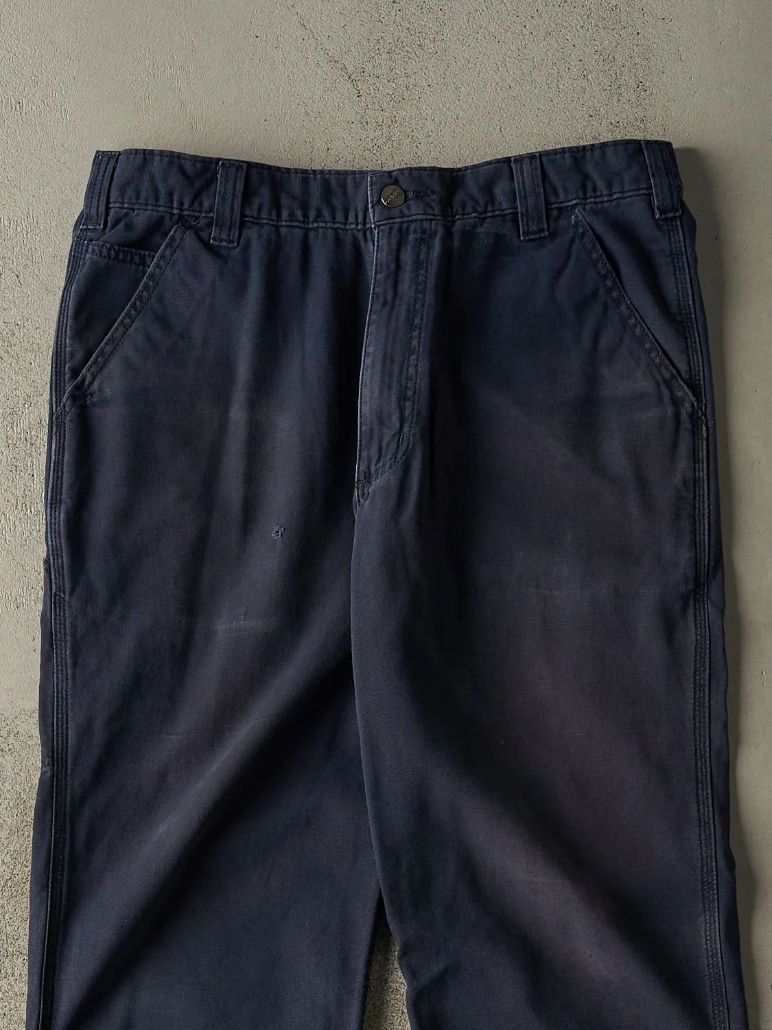Vintage Y2K Navy Blue Carhartt Work Pants (34x35) sold by Rebalance Vintage product image thumbnail 3