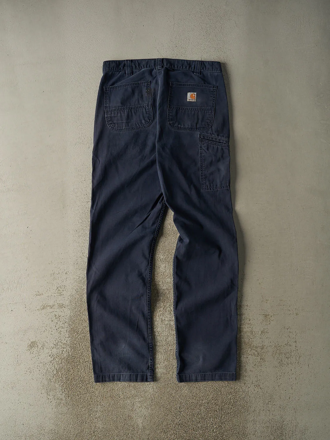 Vintage Y2K Navy Blue Carhartt Work Pants (34x35) sold by Rebalance Vintage product image thumbnail 2
