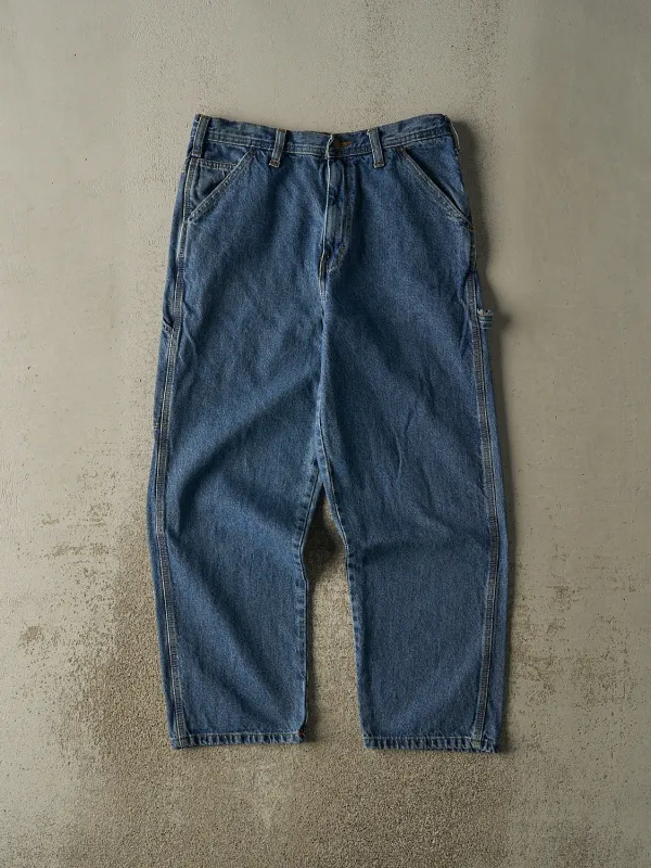 Vintage 90s Mid Wash Rugged Wear Carpenter Jeans (32x28.5) sold by Rebalance Vintage