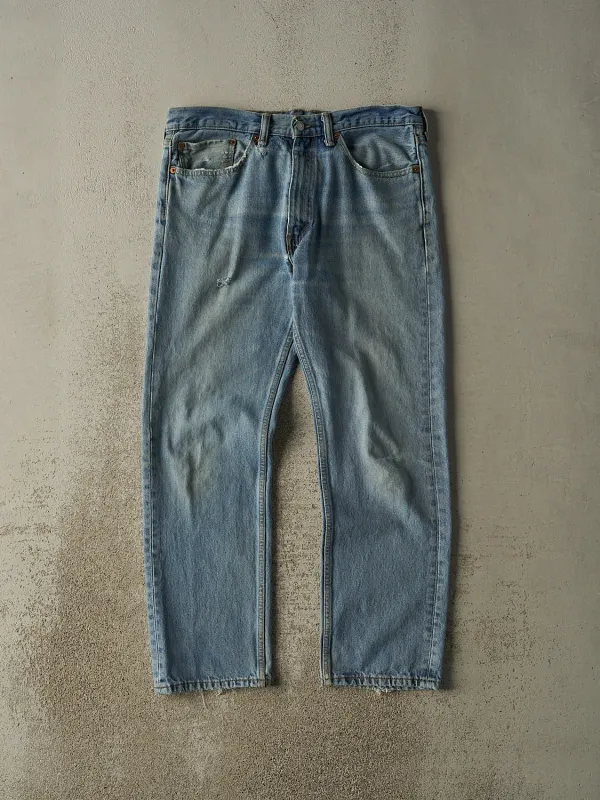 Vintage Y2K Light Wash Levi's 505 Jeans (34x30) sold by Rebalance Vintage