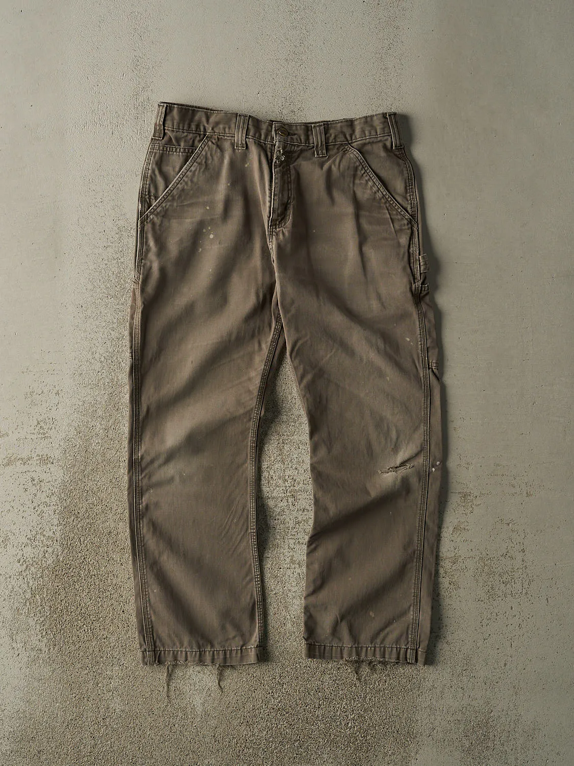 Vintage Y2K Brown Carhartt Carpenter Work Pants (33x28.5) sold by Rebalance Vintage